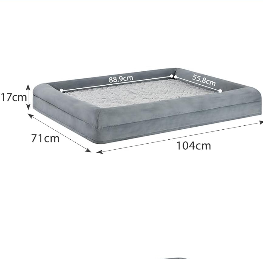 The Ortho Snooz - Orthopedic Waterproof Dog Bed for Large Dogs - XL Comfort Couch