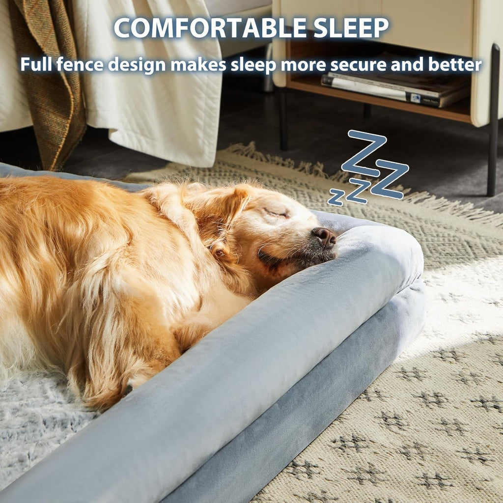 The Ortho Snooz - Orthopedic Waterproof Dog Bed for Large Dogs - XL Comfort Couch