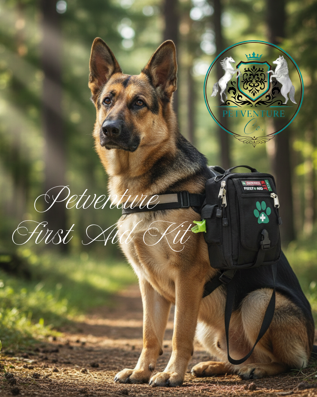 SURVIVAL Pet First Aid Kit for Dogs & Cats – Portable Emergency Kit